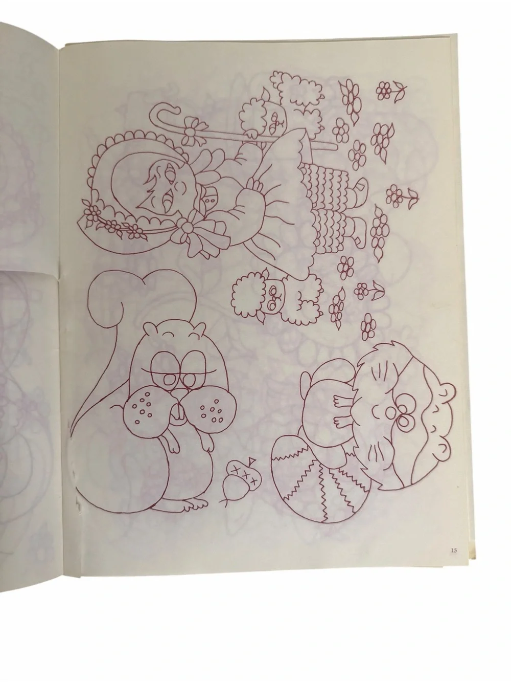 Vintage 1977 Jonell's Transfer Patterns book (#505) with 20 Full Pages
